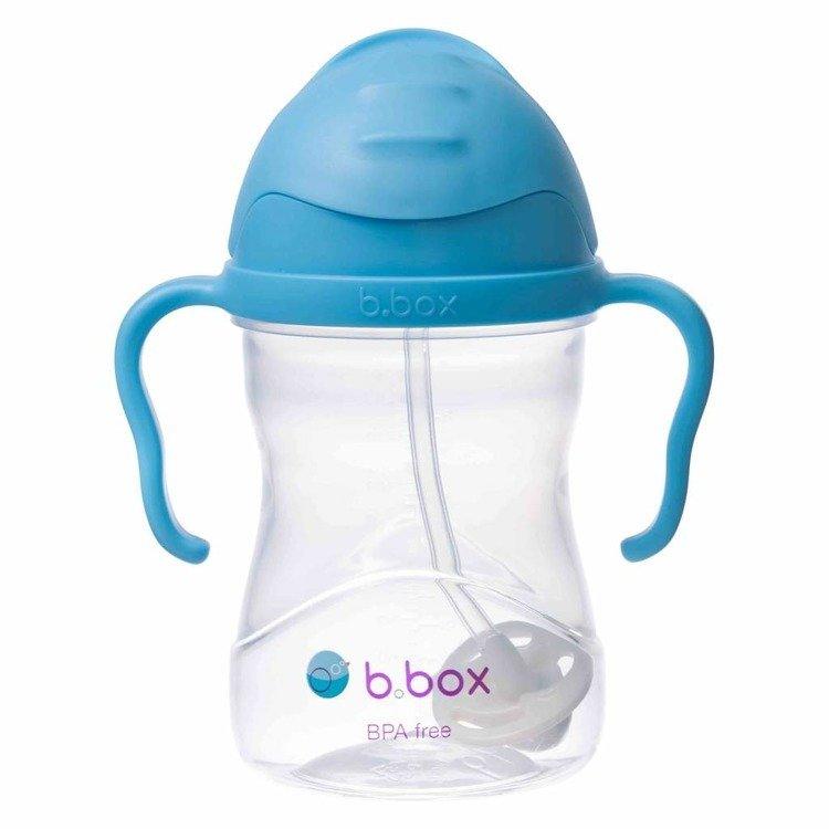 B.box - bidon ze słomką 240 ml, borówkowy