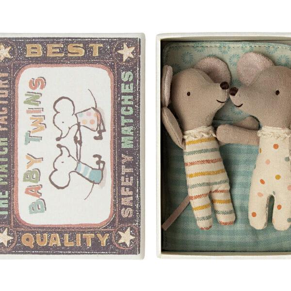Myszki bliźniaki w pudełku, Baby mice Twins in box