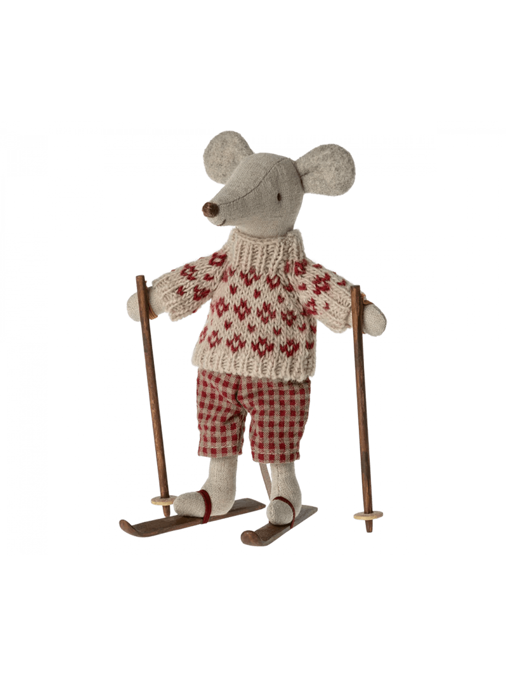 Myszka zimowa - Winter Mouse - myszka narciarka, narciarz