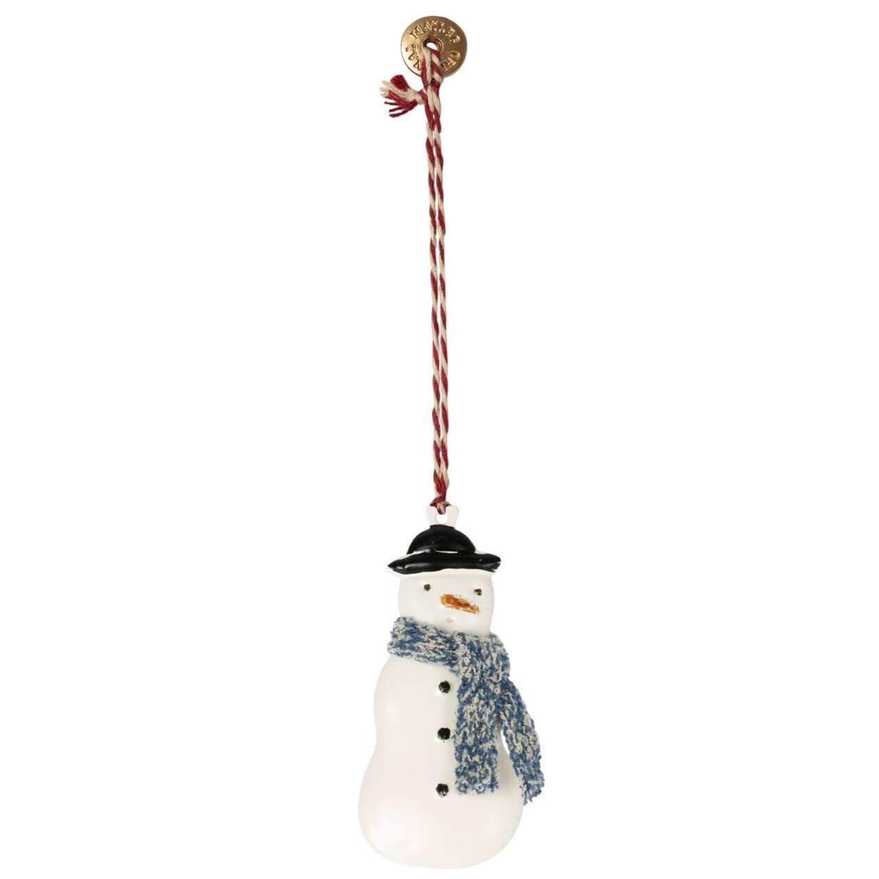 Zawieszka świąteczna metalowa bałwanek - SNOWMAN BOY