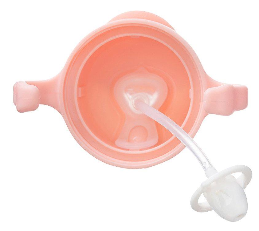 Beaba - Butelka treningowa 2 w 1 tritanowa - 210 ml, old pink