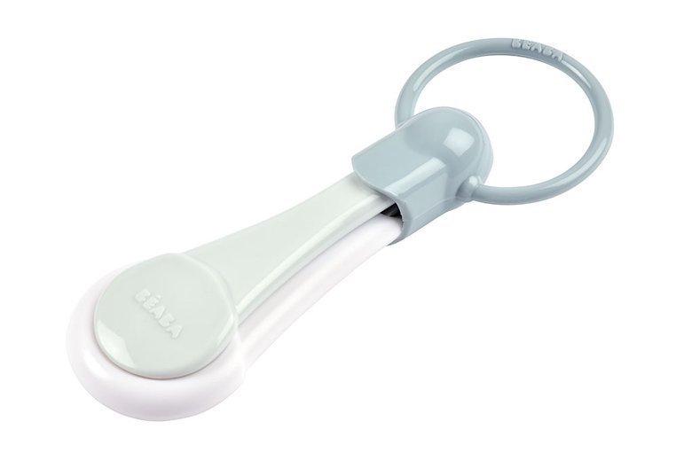 Beaba - Cążki do paznokci w etui, green blue