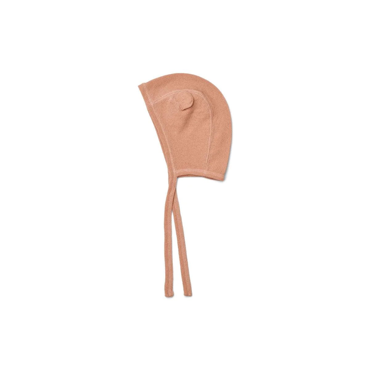Liewood - Czapeczka z wełny merino; 3 - 6 m - Tuscany rose - SLOW STORE