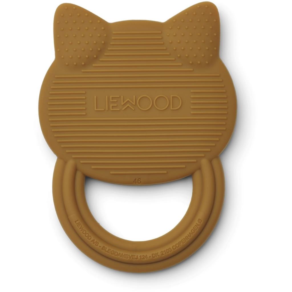 Gryzak silikonowy GEMMA - Cat, golden caramel - Liewood