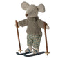 Myszka zimowa - Winter Mouse - myszka narciarka, narciarz