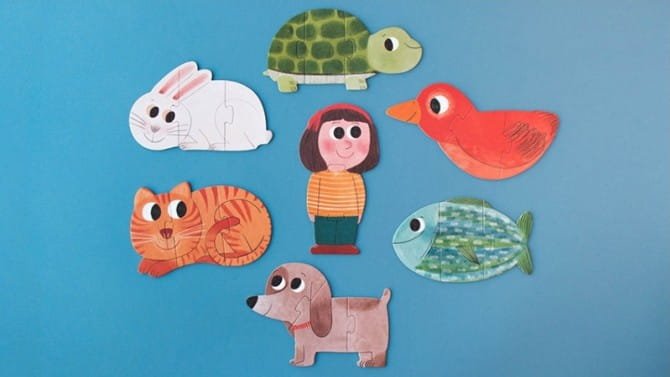 Puzzle Kocham Moje Zwierzątka - SLOW STORE