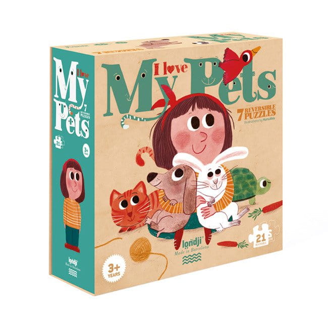 Puzzle Kocham Moje Zwierzątka - SLOW STORE