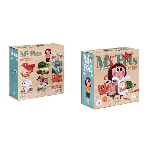 Puzzle Kocham Moje Zwierzątka - SLOW STORE