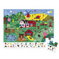 Puzzle obserwacyjne w walizce - Farma, 24 elementy - SLOW STORE