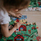 Puzzle obserwacyjne w walizce - Farma, 24 elementy - SLOW STORE