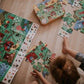 Puzzle obserwacyjne w walizce - Farma, 24 elementy - SLOW STORE