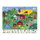 Puzzle obserwacyjne w walizce - Farma, 24 elementy - SLOW STORE