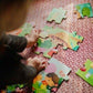 Puzzle w walizce Ogród, 36 elementów, 4+ - SLOW STORE