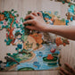 Puzzle w walizce Przygoda w kraju Inków, 100 elementów - SLOW STORE