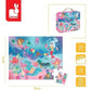Puzzle w walizce - Syreny, 24 elementy 3+ - SLOW STORE