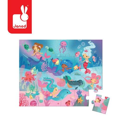 Puzzle w walizce - Syreny, 24 elementy 3+ - SLOW STORE