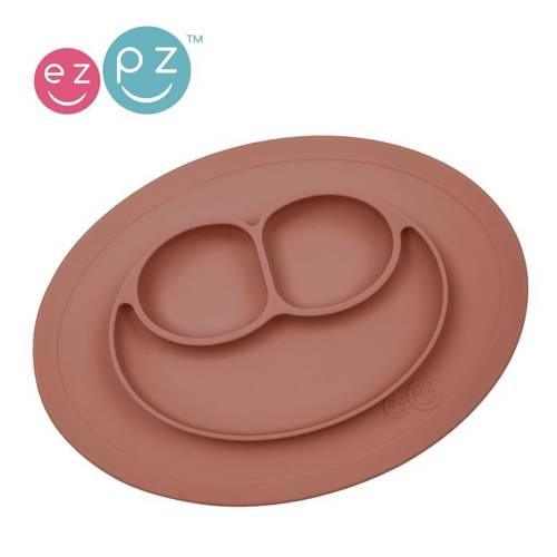Silikonowy talerzyk z podkładką mały 2w1 Mini Mat - SLOW STORE
