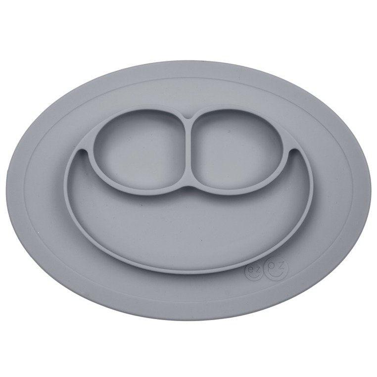 Silikonowy talerzyk z podkładką mały 2w1 Mini Mat - SLOW STORE