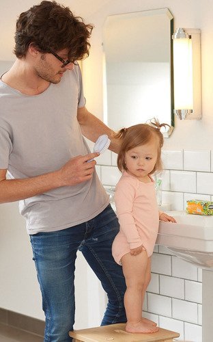 Szczoteczka do włosów i grzebień, mineral - SLOW STORE