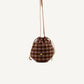 Torebka - worek na ramię - Pouch bag adventure - meet me in the meadows - tartan / map green