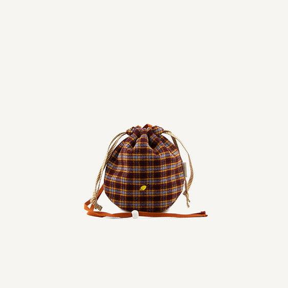 Torebka - worek na ramię - Pouch bag adventure - meet me in the meadows - tartan / map green - SLOW STORE