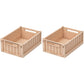 Zestaw skrzynek Weston (2 - pack) - rozm. S - tuscany rose - SLOW STORE
